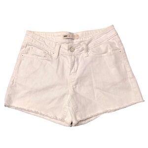 Levis Silver Tab White Jean Shorts
